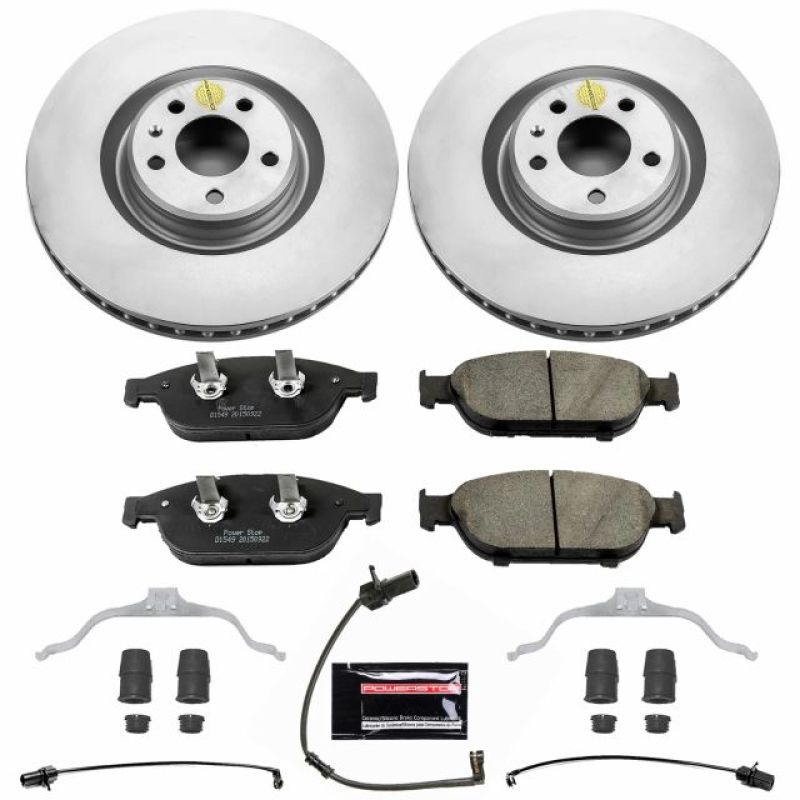 Power Stop 12-16 Audi A6 Quattro Front Z23 Evolution Sport Coated Brake Kit PowerStop