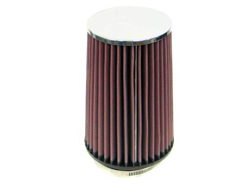 K&N Universal Chrome Filter 3 1/2 inch FLG / 5 1/2 inch Bottom / 4 1/2 inch Top / 8 inch Height K&N Engineering