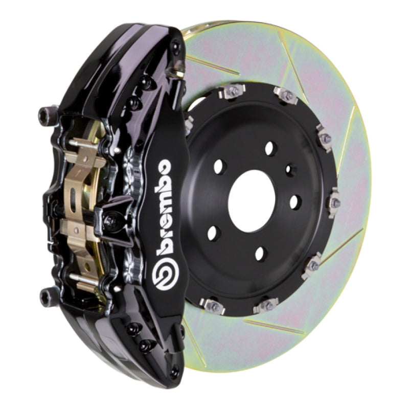 Brembo 08-17 A5/08-17 S5/09-16 A4/09-16 S4 Fr GT BBK 6Pist Cast 380x34 2pc Rotor Slot Type1-Black Brembo