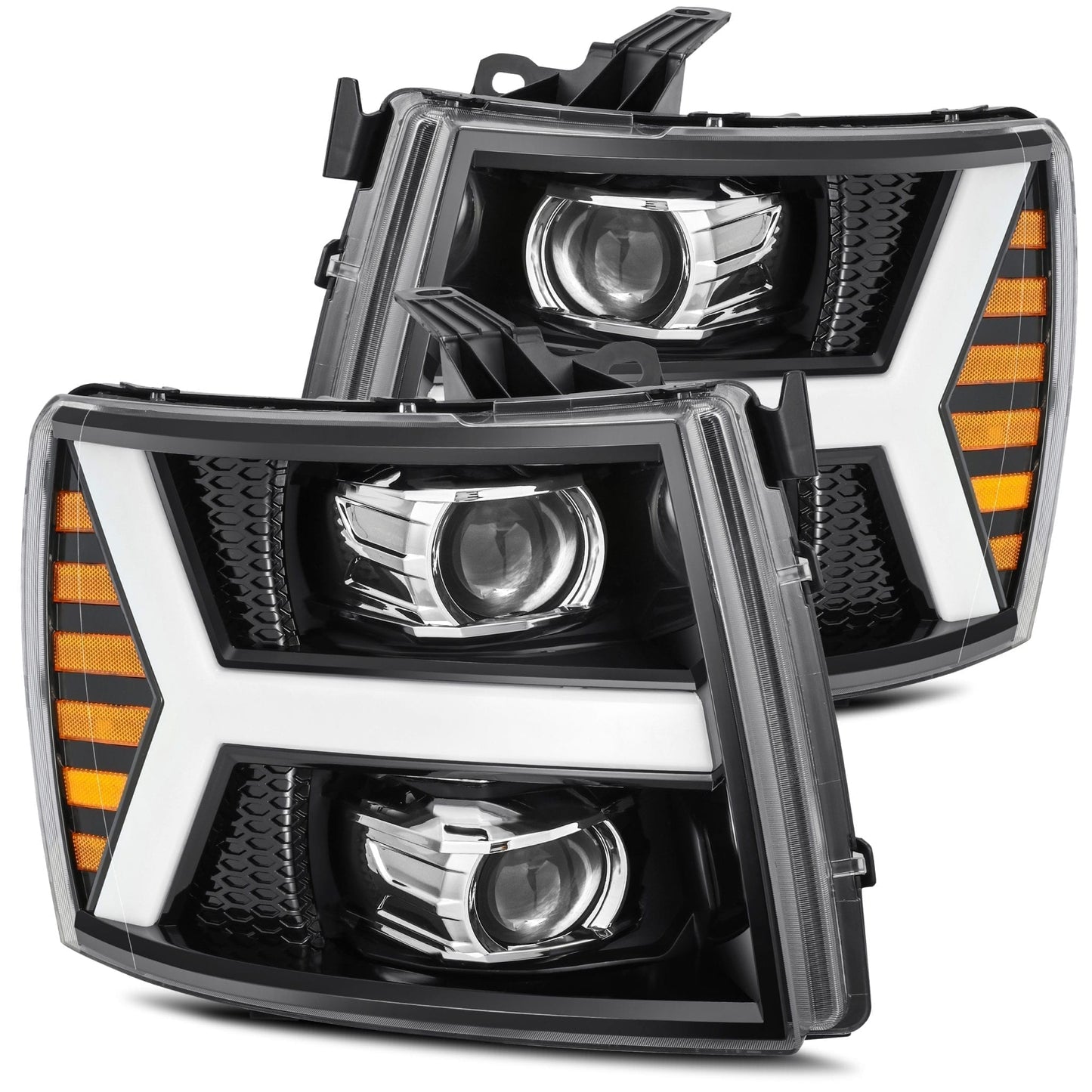 AlphaRex PRO-Series Projector Headlights – Fits 2007–2014 Chevrolet Silverado (New Body Style Only) | Part #880206