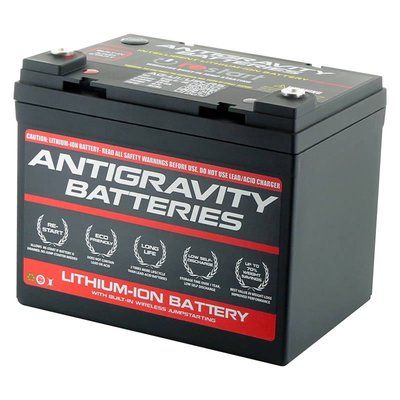 Antigravity U1/Group U1R Lithium Auto Battery w/Re-Start Antigravity Batteries