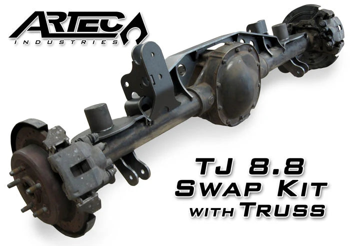 Artec Industries TR8801 Rear Axle Swap Kit for 1997-2006 Jeep Wrangler TJ