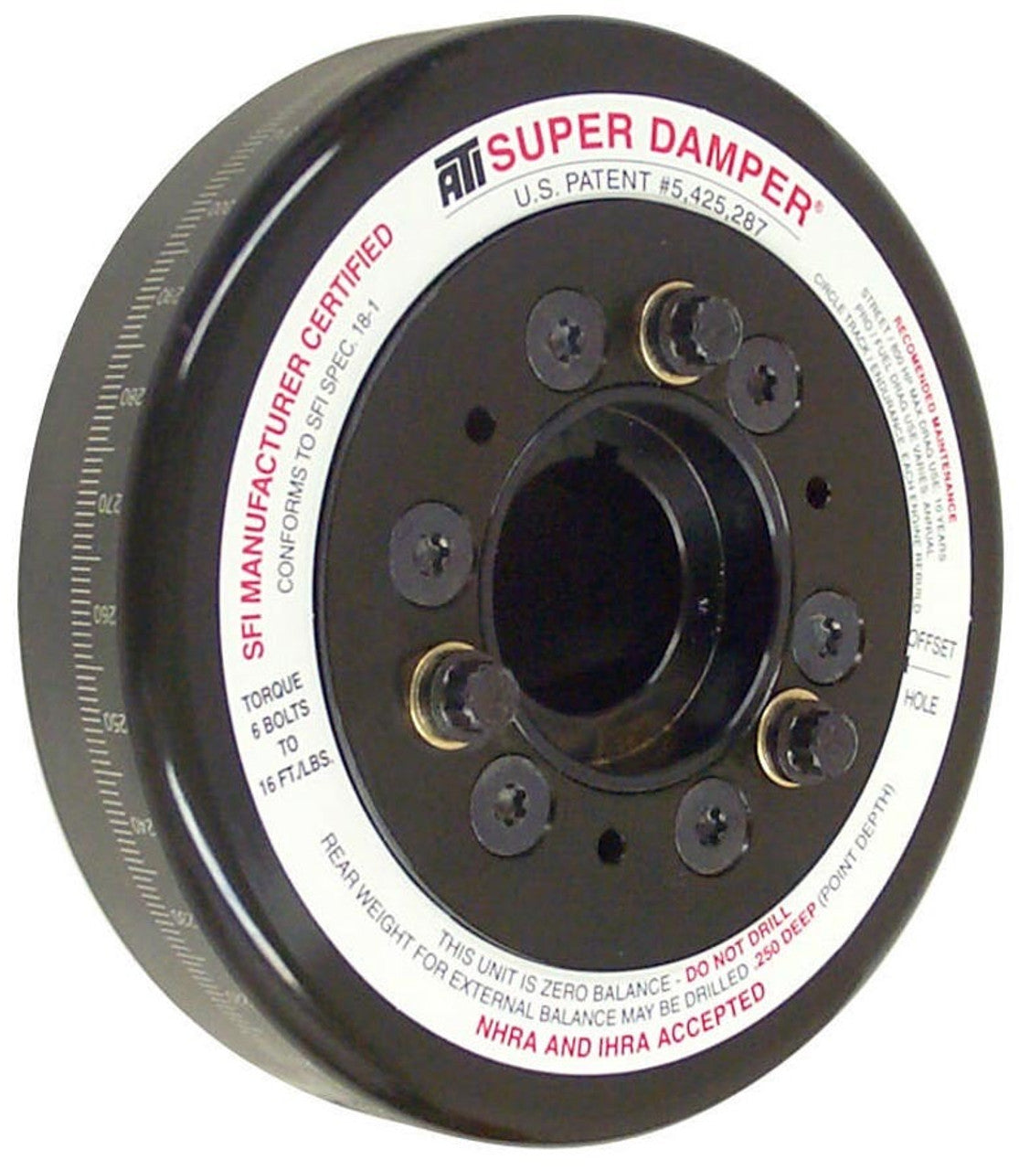 ATI Damper - 7.074in - Alum - Pontiac V8 - 3 Ring ATI917730