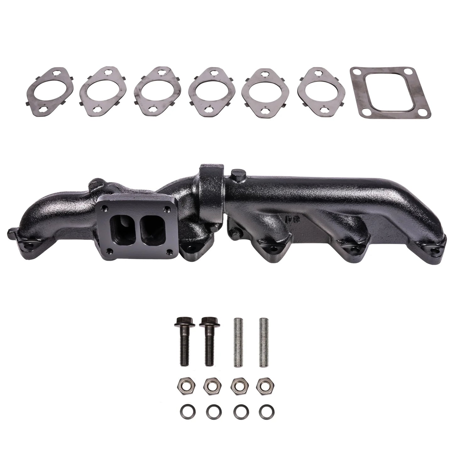 ATS Diesel 2003+ Dodge 5.9L 2pc Wide Flange T4 Pulse Flow Exhaust Manifold - 204-942-2272