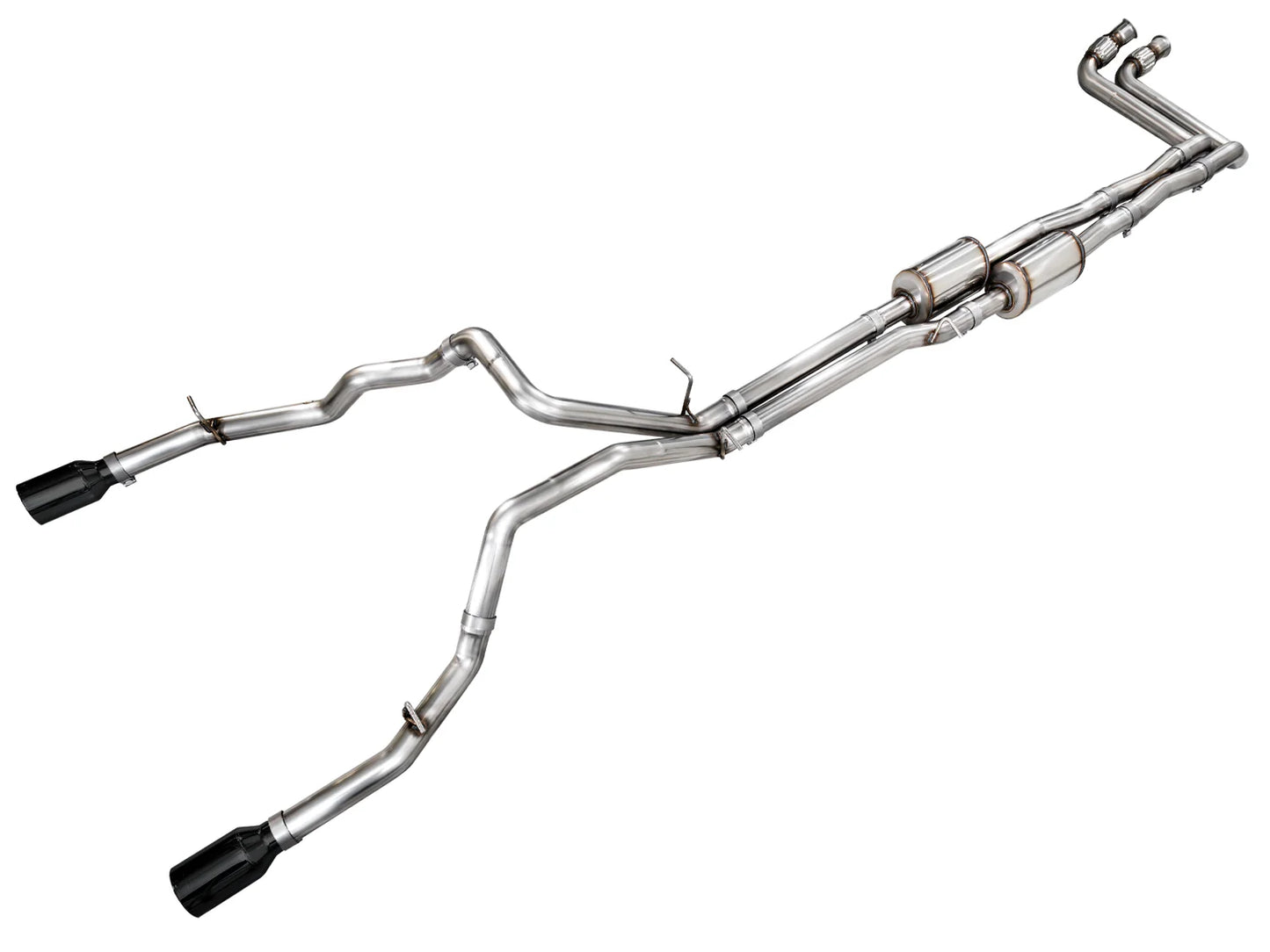 AWE 0FG Catback Exhaust for 2025+ RAM 1500 3.0TT Standard and High Output - Diamond Black Tips (SKU: 3015-33530)
