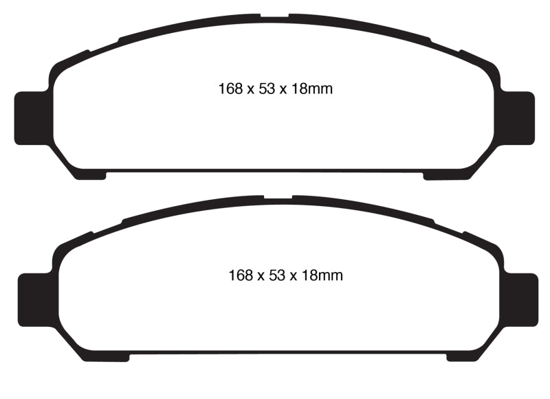 EBC GreenStuff Front Brake Pads - DP61851 EBC