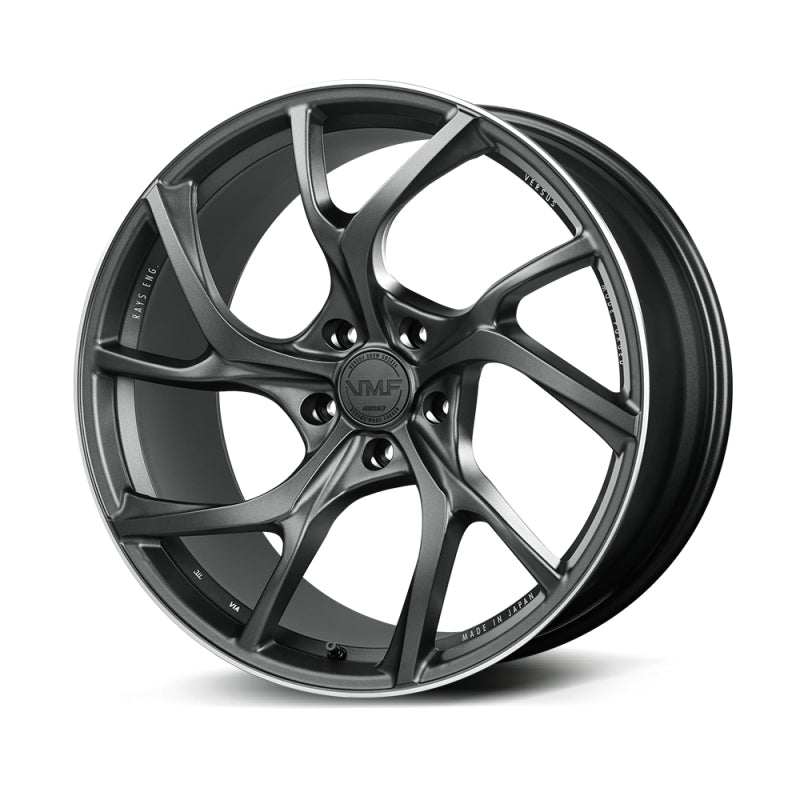 Versus Mode Forged C-01 19x8.5 +45 5x108 Wheel - Matte Gunblack / Rim Edge Diamond Cut - Part WTVC245RMK