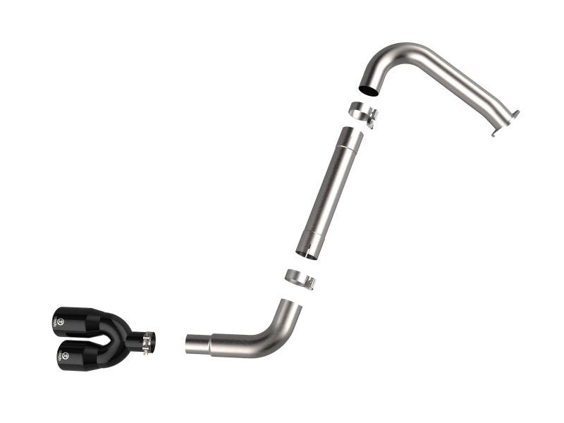 aFe Takeda 21-25 Hyundai Elantra 1.6L (t) 3in. SS Axle-Back Exhaust System w/Black Tips