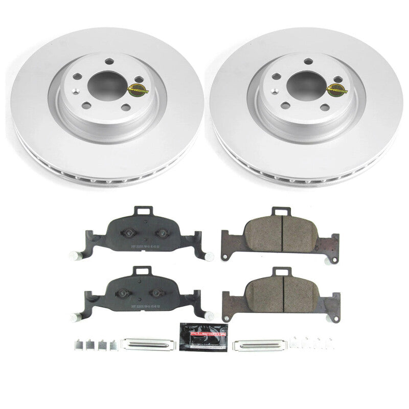 Power Stop 2021 Audi Q5 Sportback Front Z23 Coated Brake Kit PowerStop