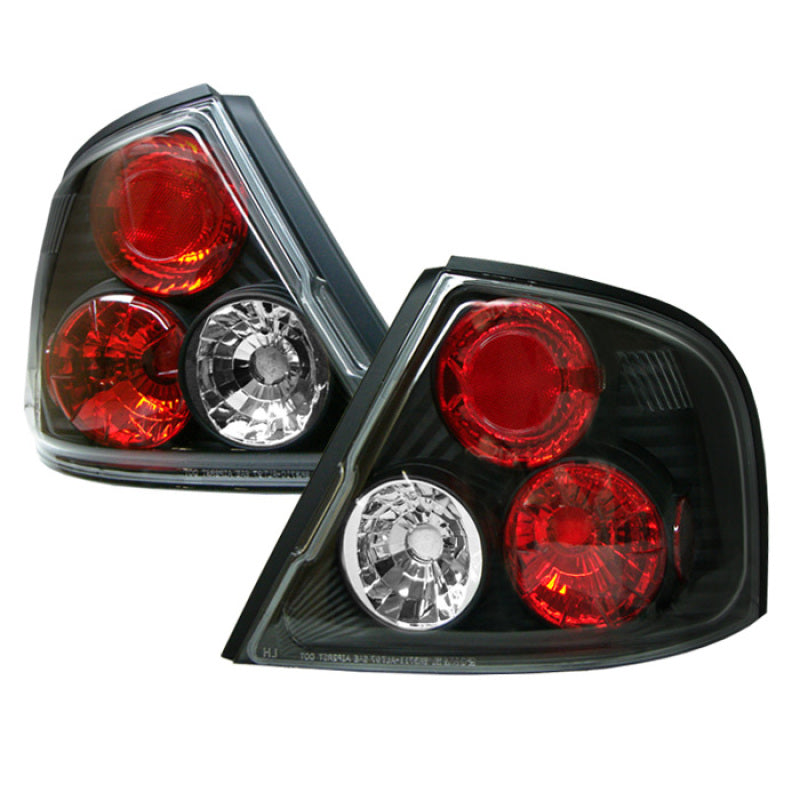 Spyder Nissan Altima 98-01 Euro Style Tail Lights Black ALT-YD-NA98-BK SPYDER