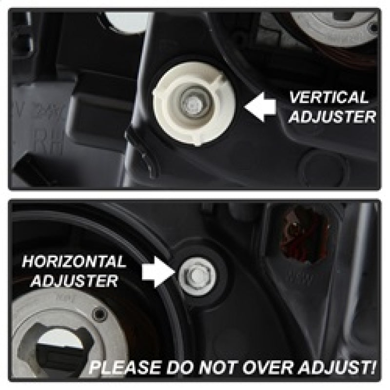 Spyder Toyota Tundra 2014-2016 Projector Headlights Light Bar DRL Black Smoke PRO-YD-TTU14-DRL-BSM SPYDER