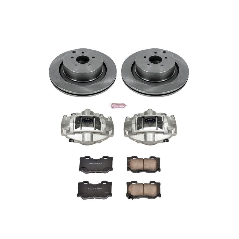 Power Stop 09-13 Infiniti FX50 Rear Autospecialty Brake Kit w/Calipers PowerStop