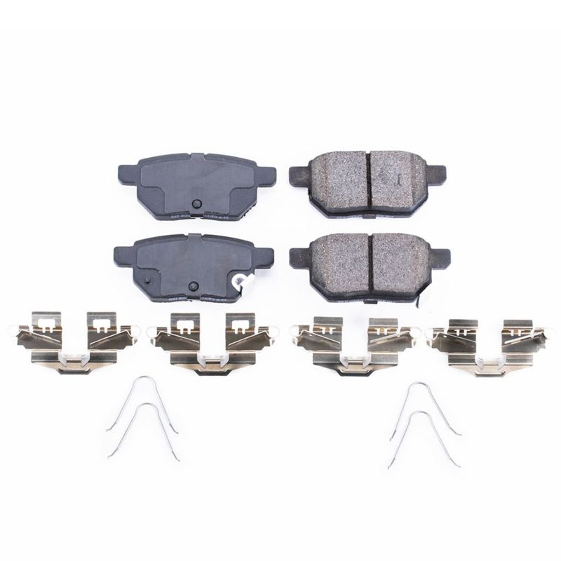 Power Stop 11-17 Lexus CT200h Rear Z17 Evolution Ceramic Brake Pads w/Hardware PowerStop