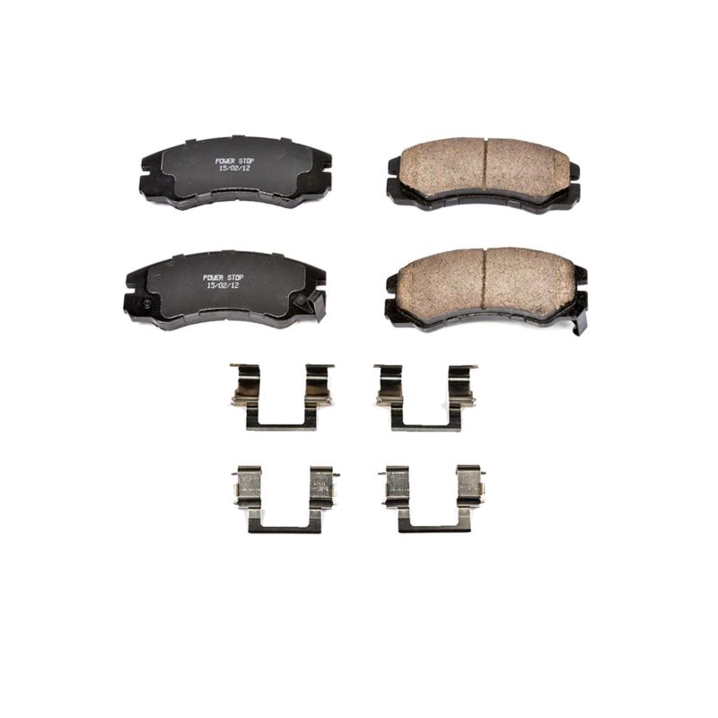 Power Stop 96-99 Acura SLX Front Z17 Evolution Ceramic Brake Pads w/Hardware PowerStop