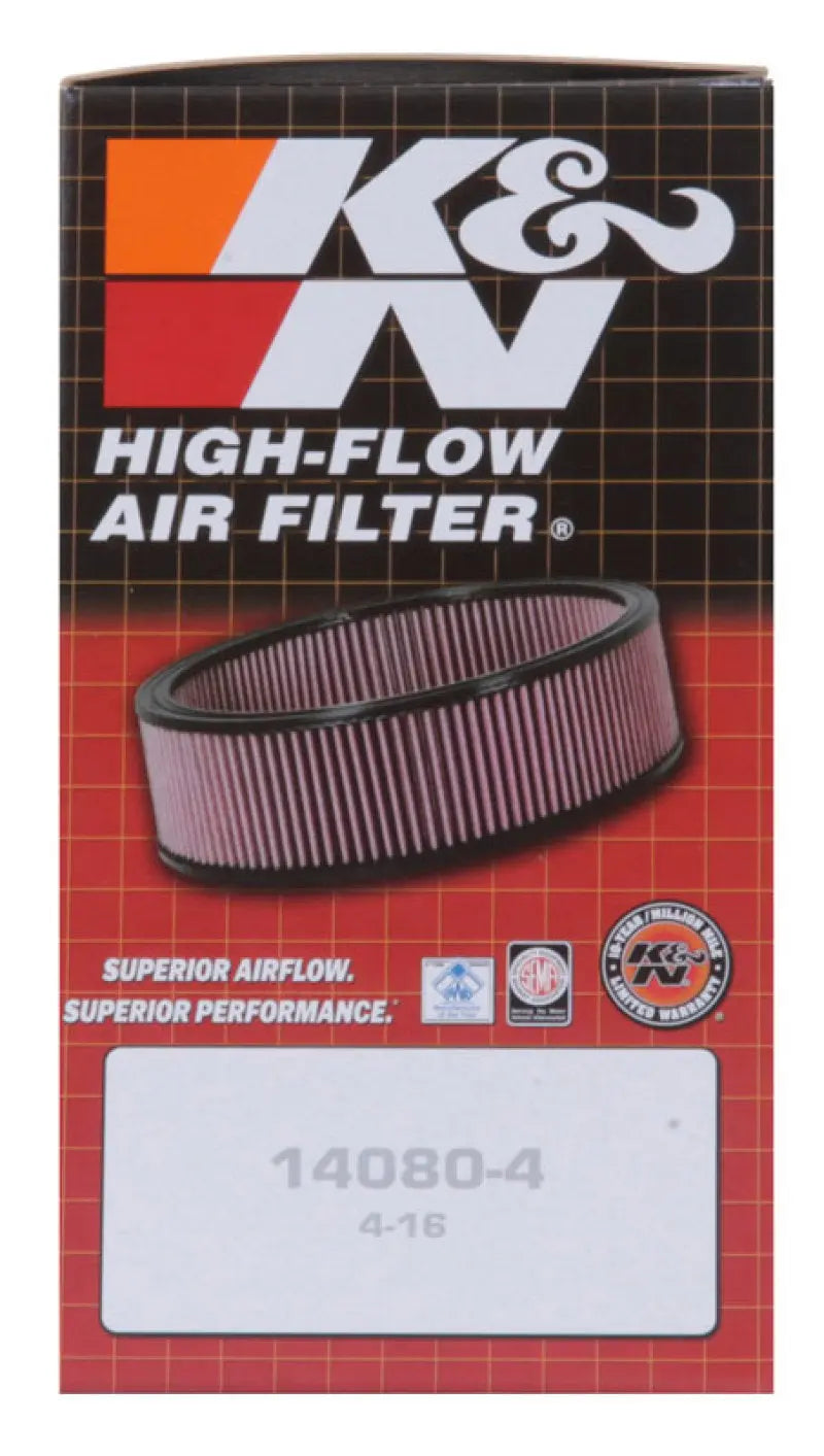 K&N Custom Air Filter Round 5-7/8in OD x 4-7/8in ID x 1.4/5in H K&N Engineering