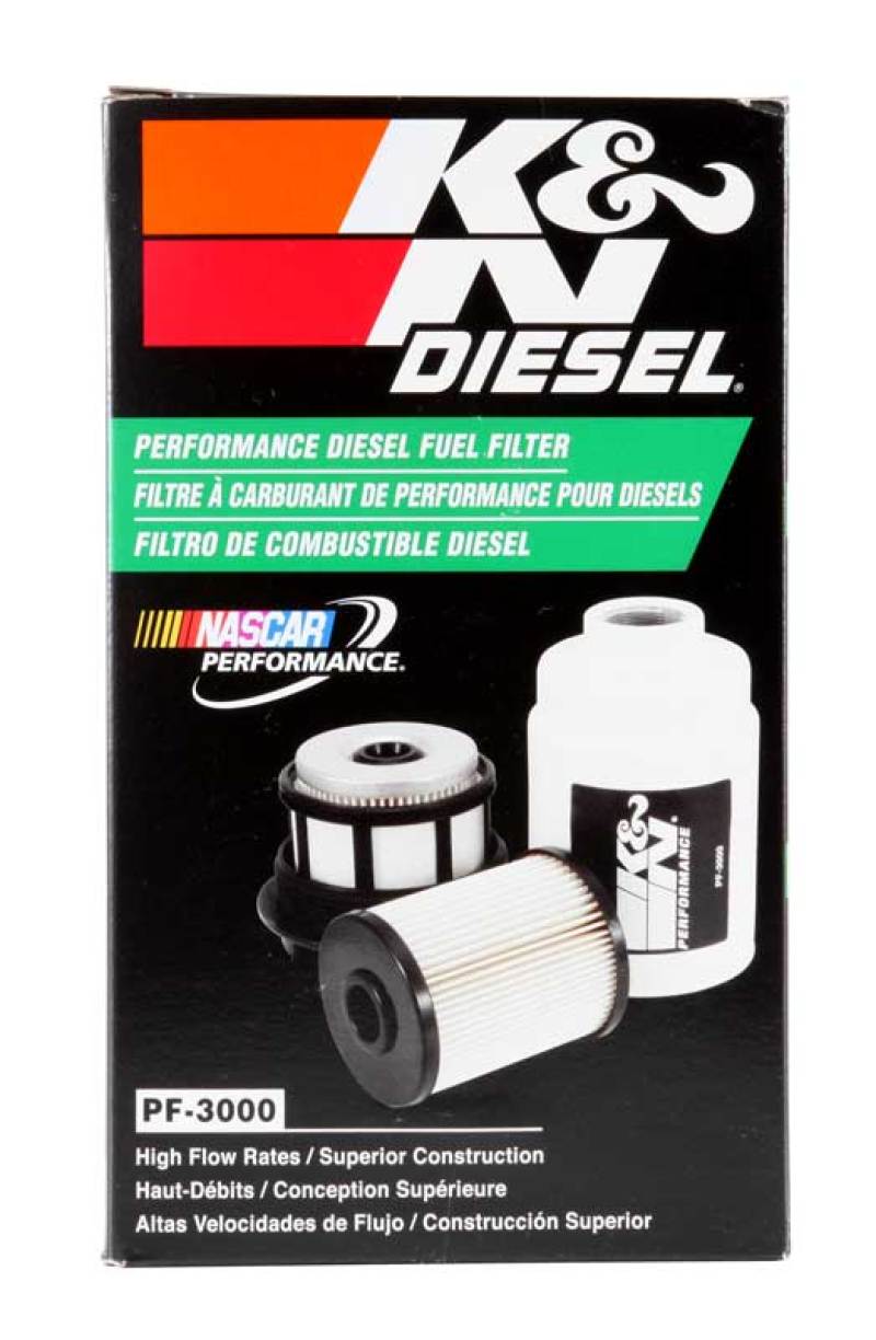 K&N Cellulose Media Fuel Filter 3.5in OD x 6.281in L K&N Engineering