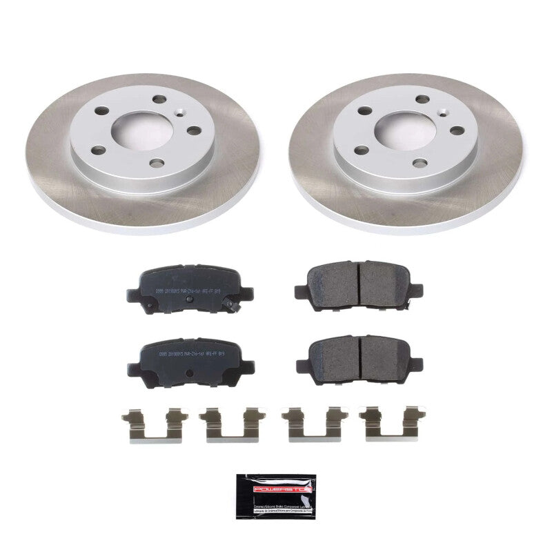 Power Stop 04-08 Pontiac Grand Prix Rear Semi-Coated Rotor Kit PowerStop