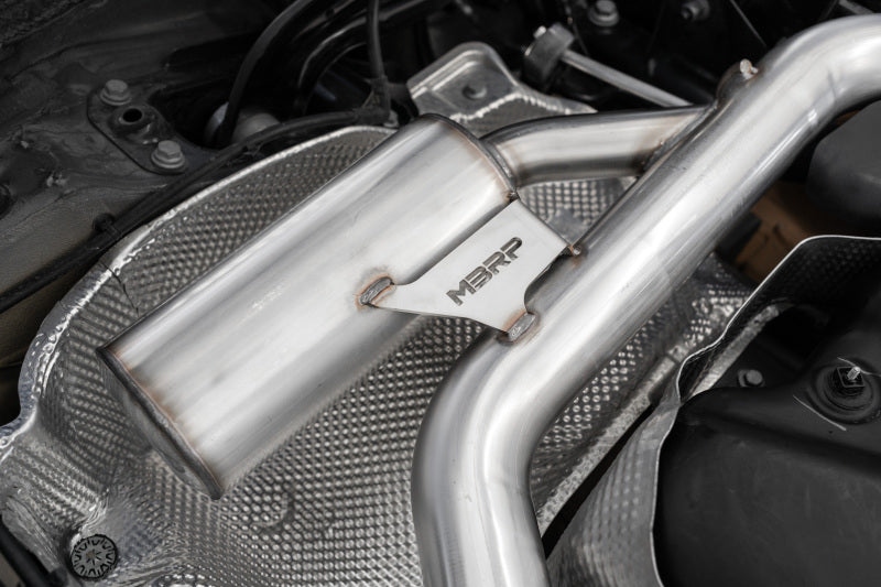 MBRP 2022 VW Golf GTI MK8 T304 SS 3in Cat-Back Exhaust 2.5in Dual Split Rear w/ Carbon Fiber Tips MBRP