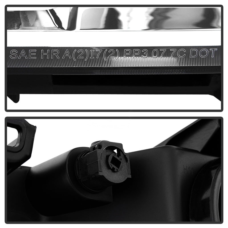 Xtune GMC Sierra 07-13 Crystal Headlights Chrome HD-JH-GSIE07-AM-C SPYDER