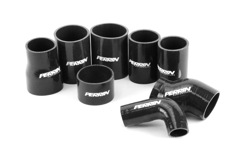 PERRIN Front Mount Intercooler Boost Tube Kit - Red - 2002-2007 Subaru WRX/STI (PSP-ITR-400-3RD)