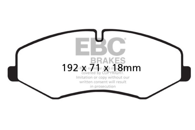 EBC Extra Duty Front Brake Pads - ED92060 EBC