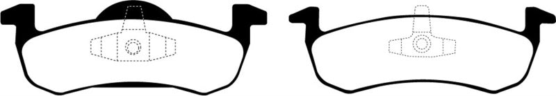 EBC GreenStuff Rear Brake Pads - DP61804 EBC