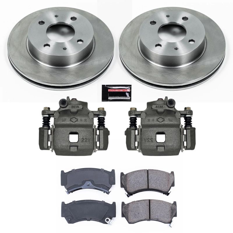 Power Stop 95-98 Nissan 200SX Front Autospecialty Brake Kit w/Calipers PowerStop