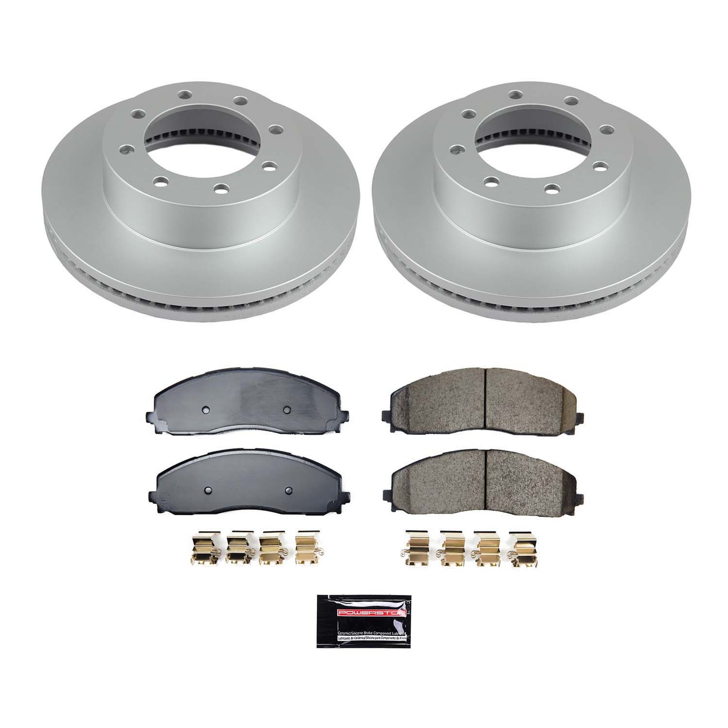 Power Stop 23-24 Ford F-350 Super Duty Front Z17 Coated Brake Kit