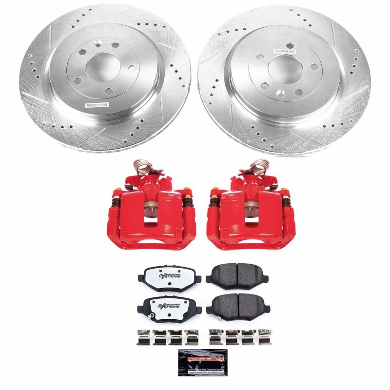 Power Stop 13-19 Ford Explorer Rear Z36 Truck & Tow Brake Kit w/Calipers PowerStop