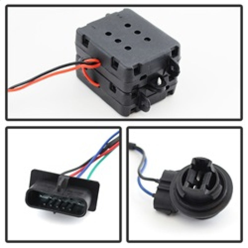 Xtune Yukon Denali 99-00 LED Tail Lights Black Smoked ALT-JH-CCK88-LED-BKSM SPYDER