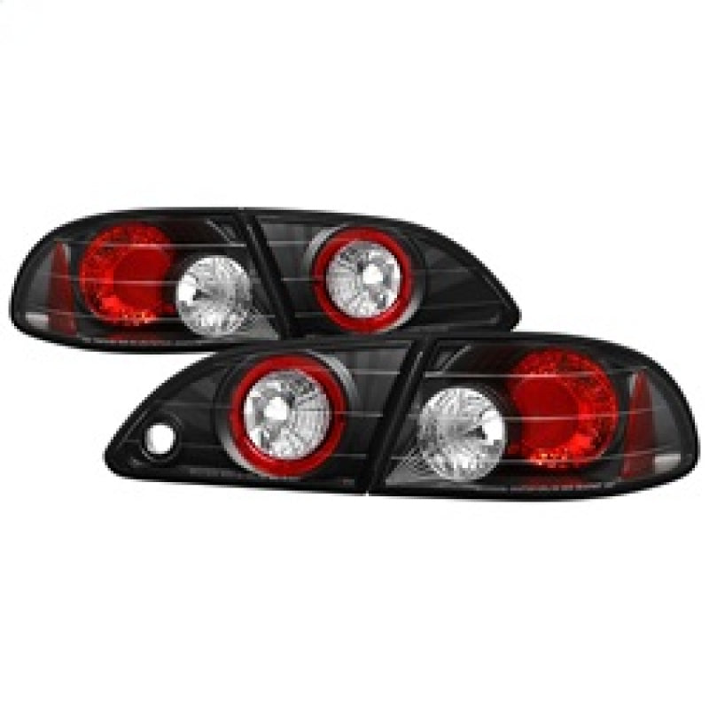 Spyder Toyota Corolla 98-02 Euro Style Tail Lights Black ALT-YD-TC98-BK SPYDER