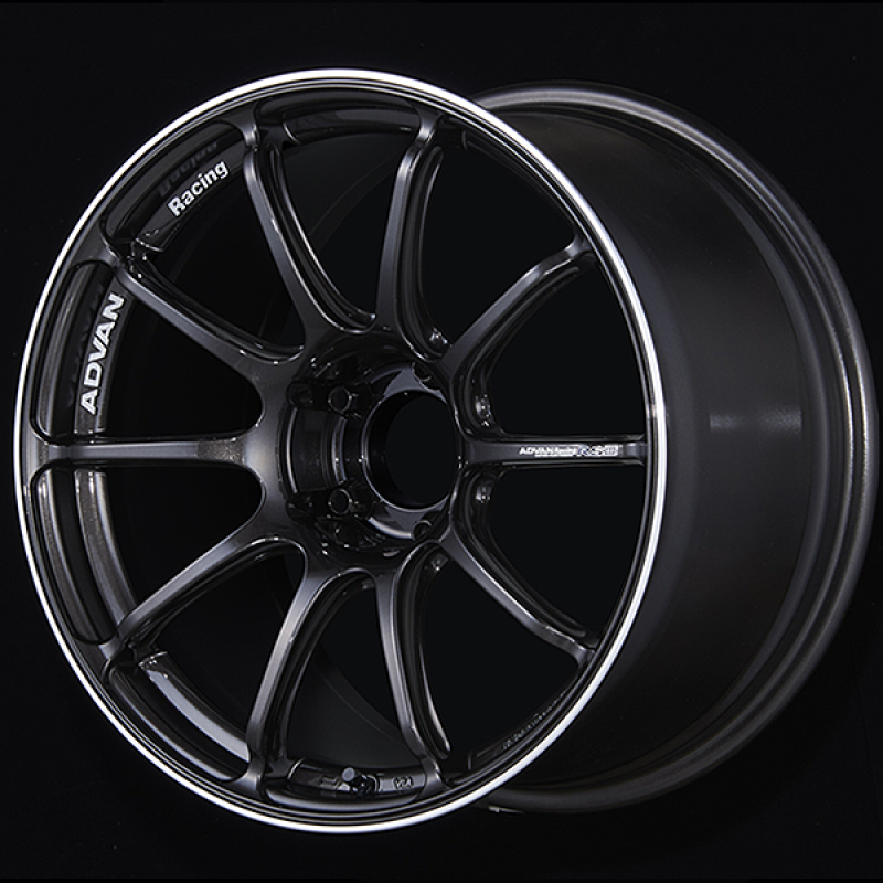 ADVAN Racing RSIII 19x8 +45 5x114.3 Wheel - Black Gunmetallic & Ring - YA39G45EBGR
