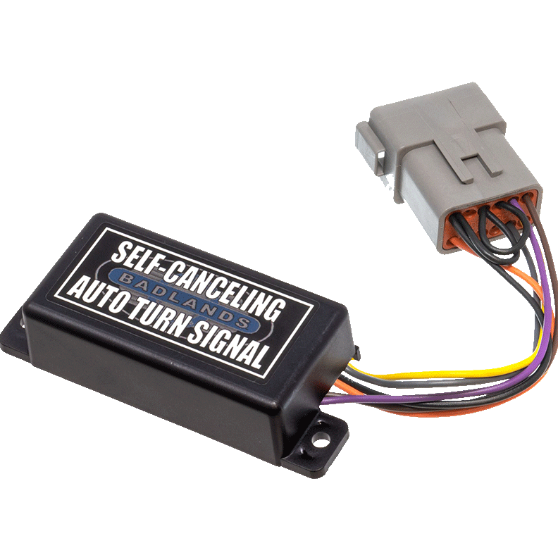 Badlands 04-06 Sportster Plug N Play ATS Self-Canceling Turn Signal Module - ATS-03-D