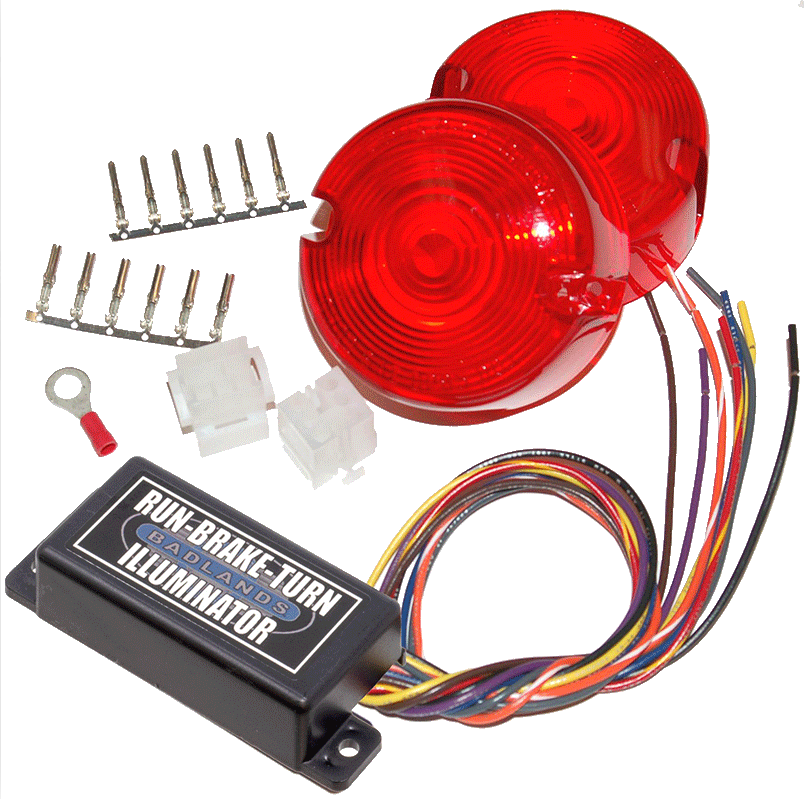 Badlands 86-90 Sportster Plug N Play Illuminator - ILL-02-RL-B