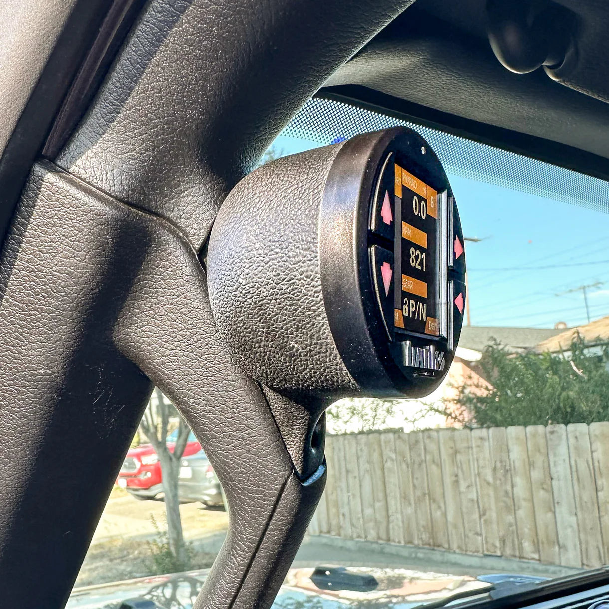 Banks Power 63371 upper iDash stealth gauge pod for 2018-2023 Jeep JL and Gladiator grab handle mount