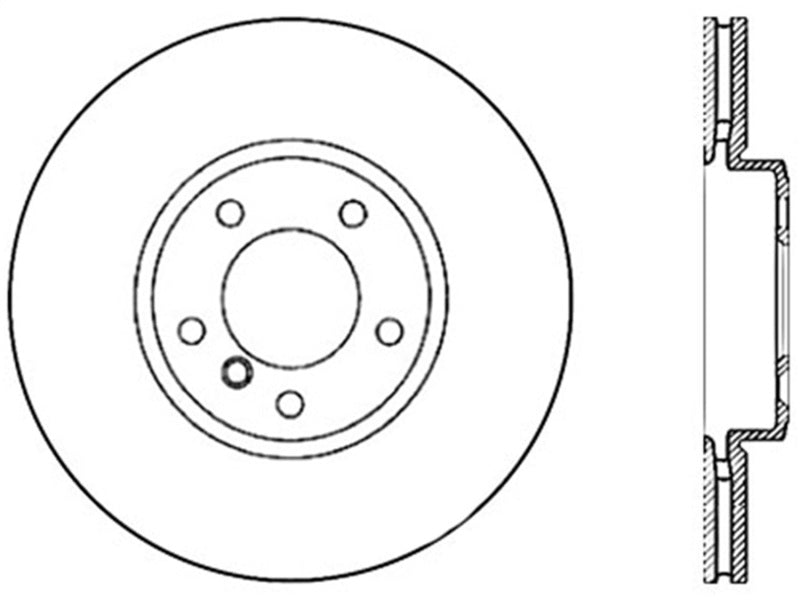StopTech Drilled Sport Brake Rotor Stoptech