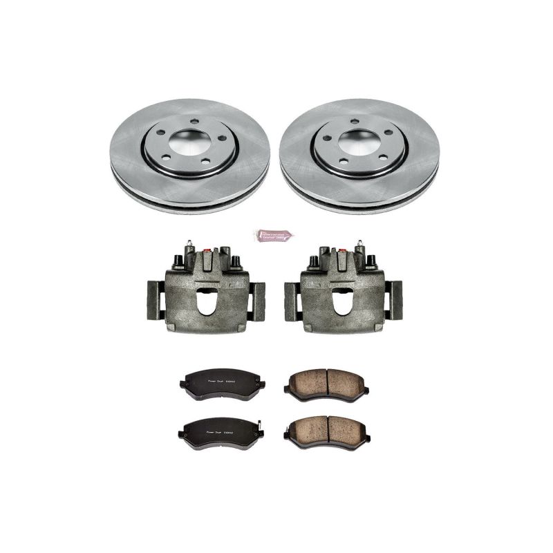 Power Stop 2003 Chrysler Voyager Front Autospecialty Brake Kit w/Calipers PowerStop