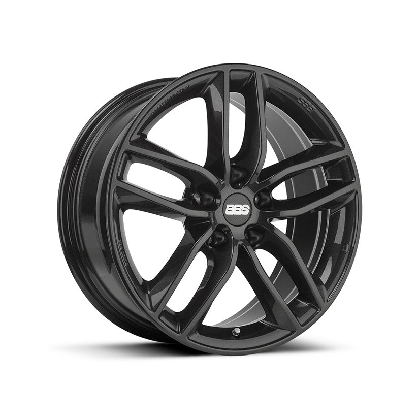 BBS SX 17x7.5 5x120 ET49 Crystal Black Wheel -72.5mm SX0403CB