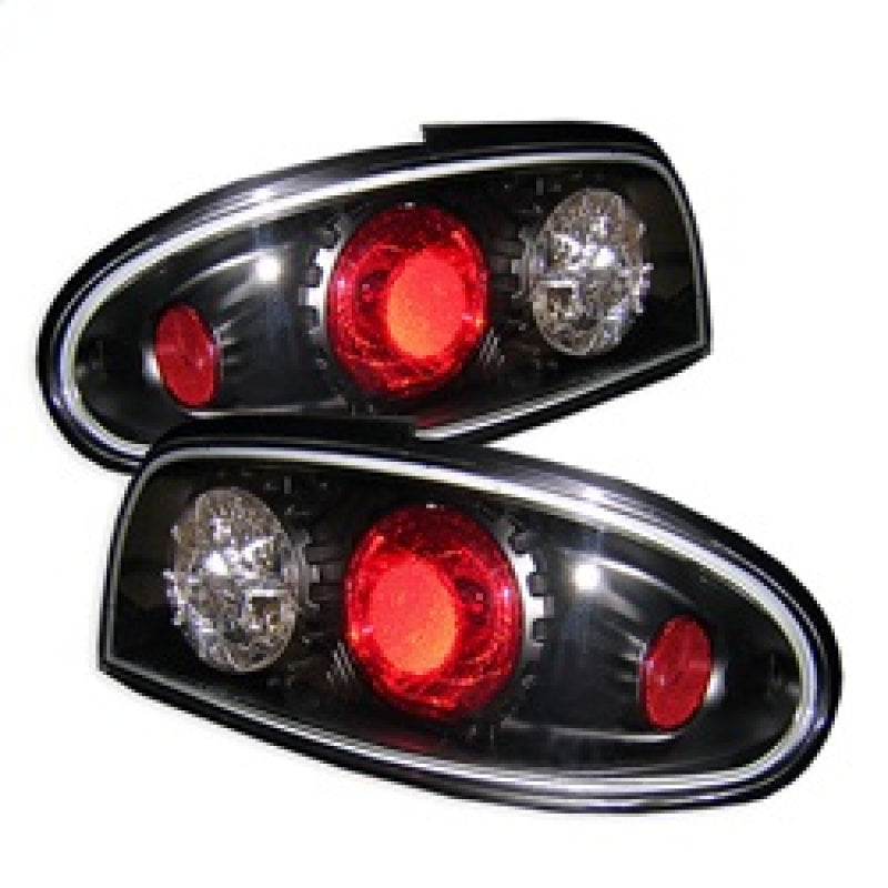 Spyder Nissan Altima 93-97 Euro Style Tail Lights Black ALT-YD-NA93-BK SPYDER