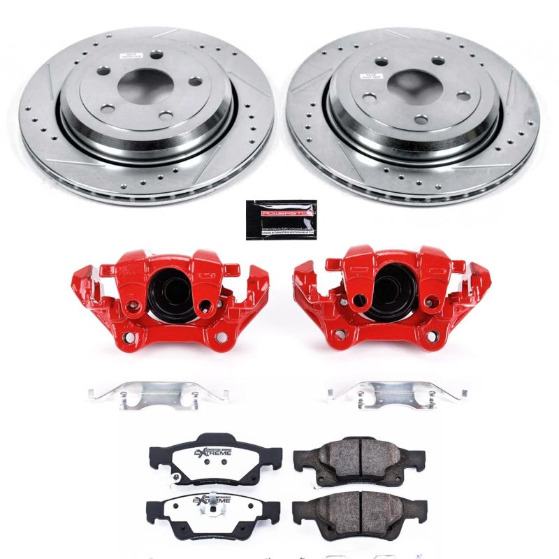 Power Stop 11-17 Dodge Durango Rear Z36 Truck & Tow Brake Kit w/Calipers PowerStop
