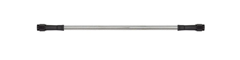Goodridge 44in Universal Brake Line Assembly w/Black Zinc Fittings & Clear Hose Goodridge