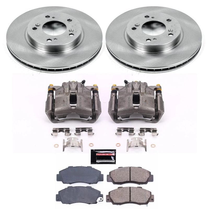 Power Stop 91-95 Acura Legend Front Autospecialty Brake Kit w/Calipers PowerStop
