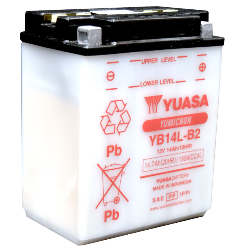 Yuasa YB14L-B2Yumicron CX 12 Volt Battery Yuasa Battery