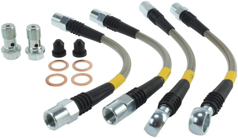 StopTech 98-05 VW Passat Rear Stainless Steel Brake Line Kit Stoptech