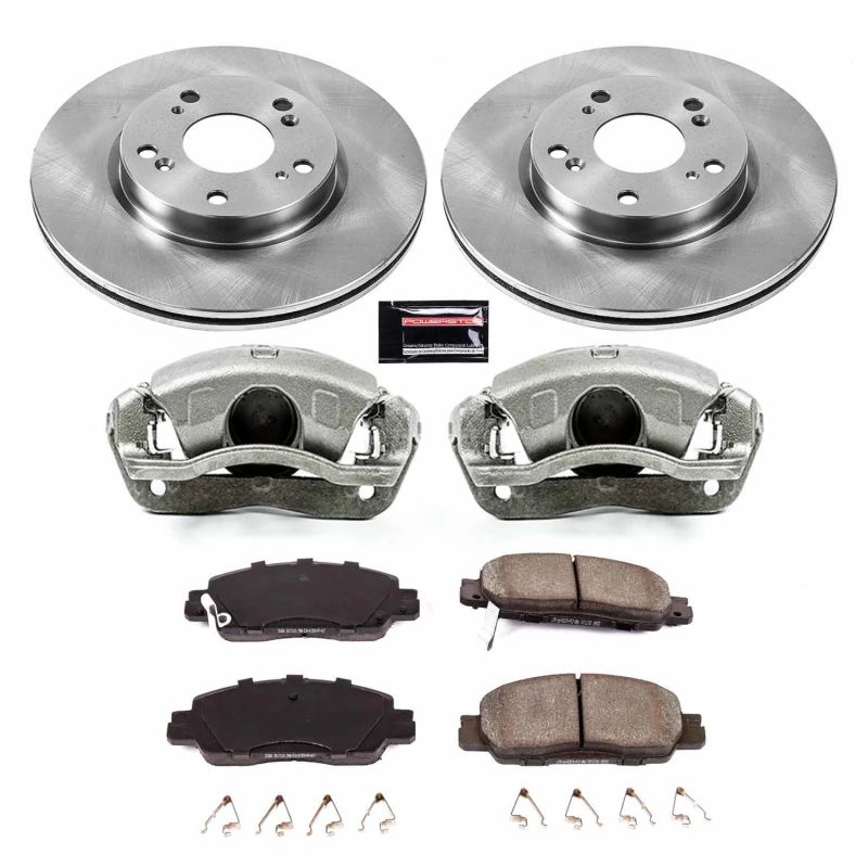 Power Stop 16-17 Honda Accord Front Autospecialty Brake Kit w/Calipers PowerStop