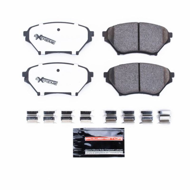 Power Stop 01-05 Mazda Miata Front Z26 Extreme Street Brake Pads w/Hardware PowerStop