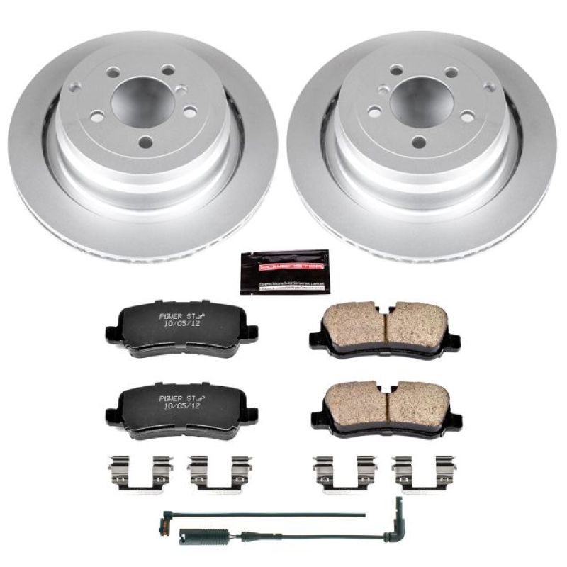 Power Stop 06-12 Land Rover Range Rover Rear Z23 Evolution Sport Coated Brake Kit PowerStop