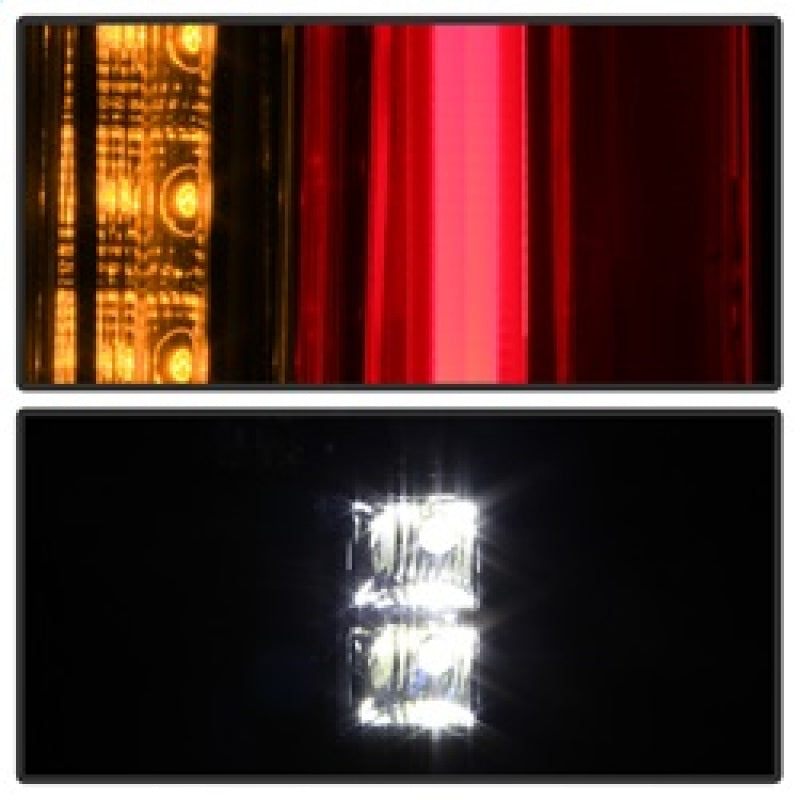 xTune GMC Yukon 15-17 LED Tail Lights (Escalade Style) - Black ALT-JH-GY15-2IN1LED-BK SPYDER