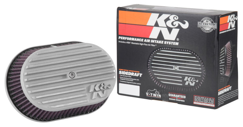 K&N Street Metal Intake System 2017 Harley-Davidson Shaker Silver H/D Touring Models