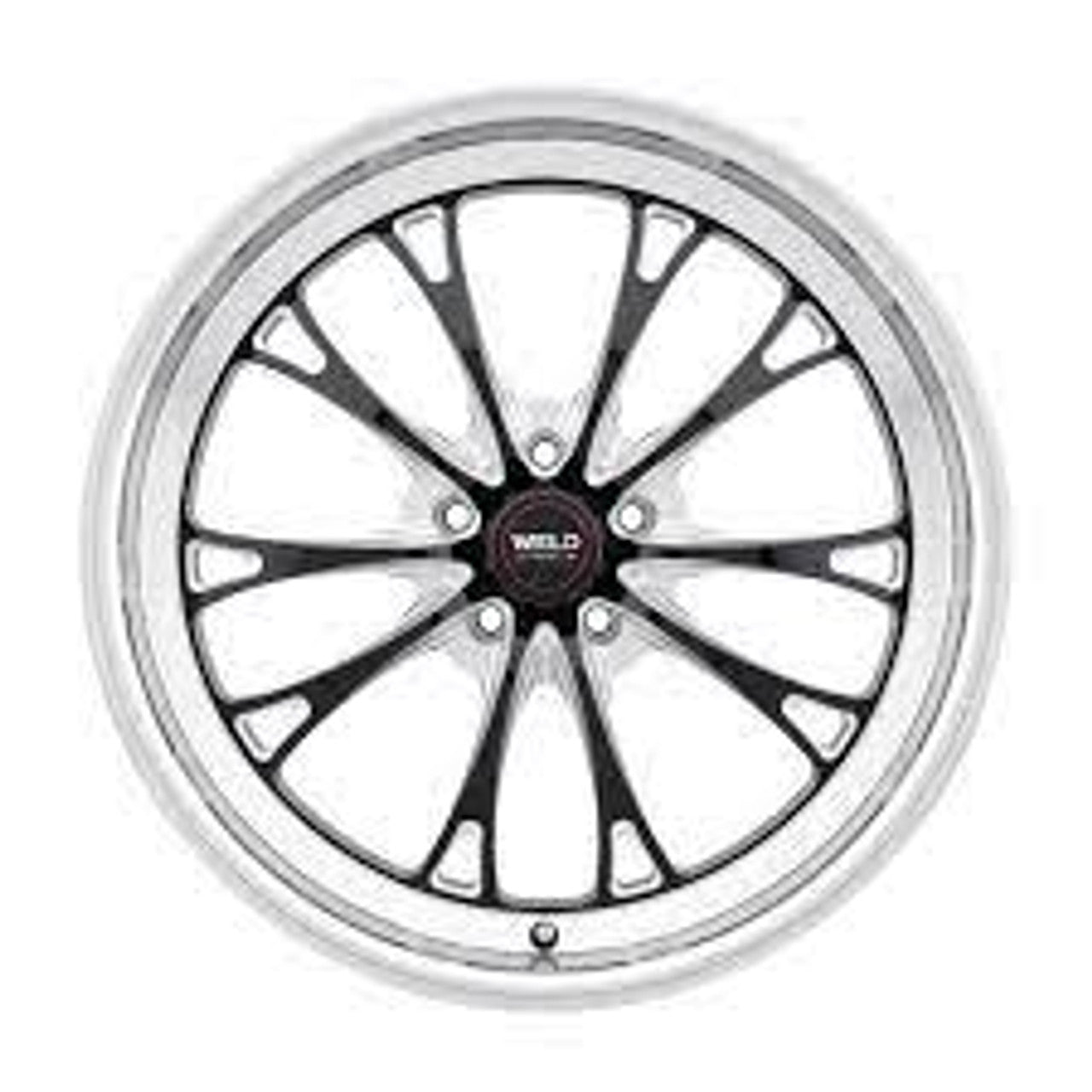Weld S908 20X10.5 Belmont Drag Beadlock 5X127 ET38 BS7.25 Gloss Black MIL Dia 71.5